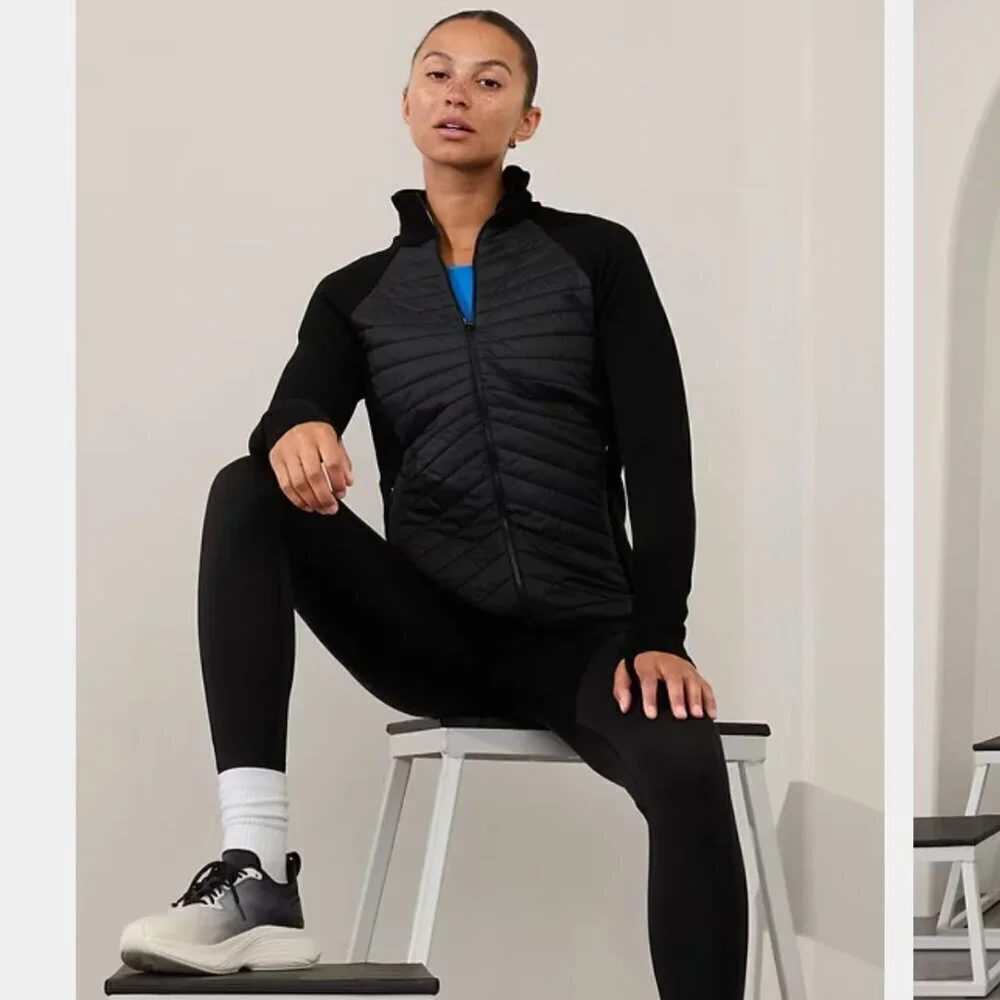 Athleta Flurry Force Insulated Primaloft Jacket Black Small